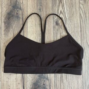 Lululemon Flow Y Nulu Bra In Espresso Size 14 A-C Cup